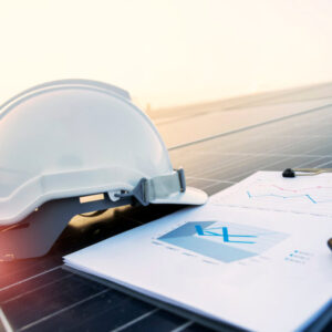 Working,Solar,Station,Photovoltaic,Panels,science,Solar,Energy,engineer,Working,On,Checking